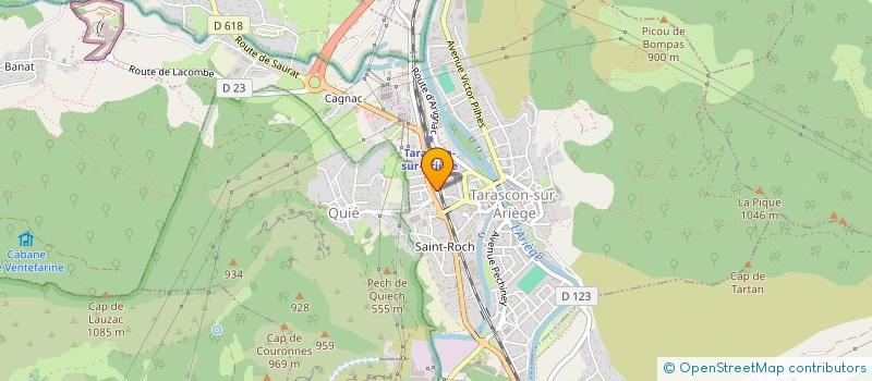 localisation de l'entreprise MONSIEUR FREDERIC VILLENEUVE à TARASCON-SUR-ARIEGE