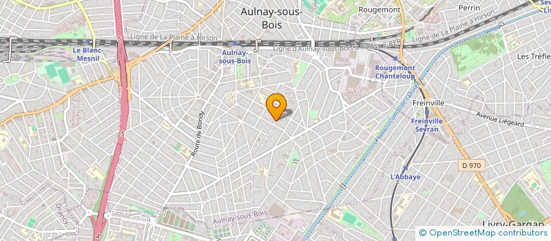 localisation de l'entreprise MONSIEUR FREDERIC VILLERSTEEN à AULNAY-SOUS-BOIS