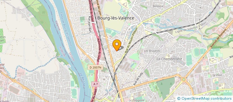 localisation de l'entreprise MONSIEUR FREDERIC VILLETORTE à BOURG-LES-VALENCE