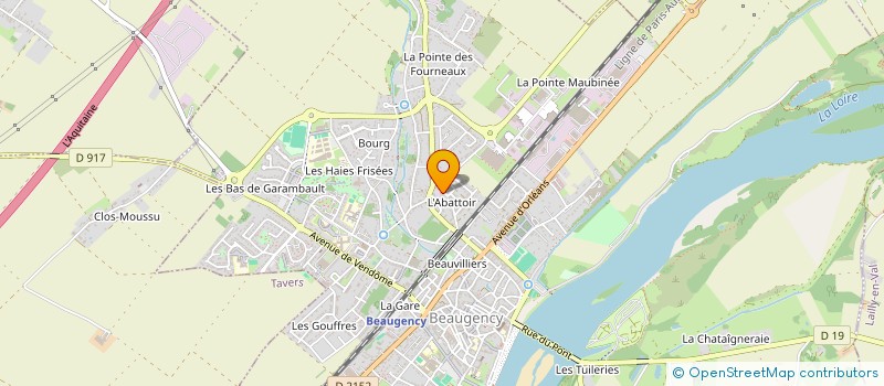 localisation de l'entreprise MONSIEUR FREDERIC VILLETTE à BEAUGENCY