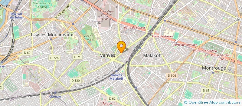 localisation de l'entreprise MONSIEUR FREDERIC VILLIERAS  VANVES