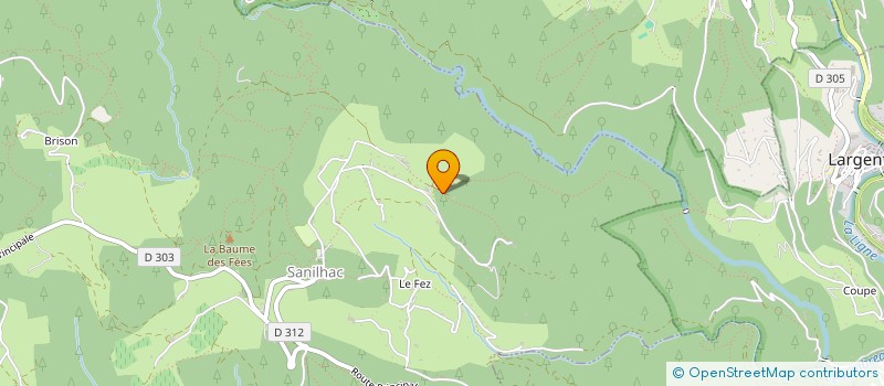 localisation de l'entreprise MONSIEUR FREDERIC VILLIERE  SANILHAC