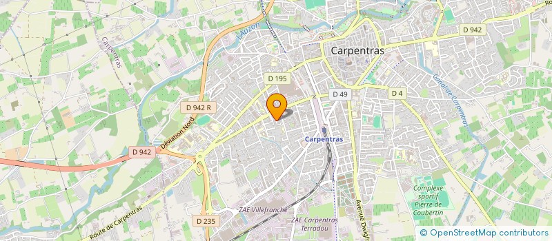 localisation de l'entreprise MONSIEUR FREDERIC VIMARD à CARPENTRAS