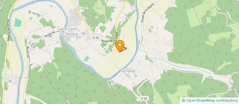 localisation de l'entreprise MONSIEUR FREDERIC VINCENT à SAINT-LEON-SUR-VEZERE