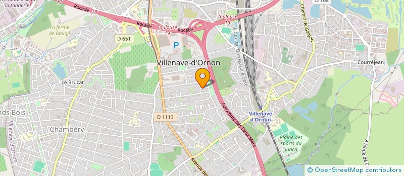 localisation de l'entreprise MONSIEUR FREDERIC VINCENT à VILLENAVE-D'ORNON