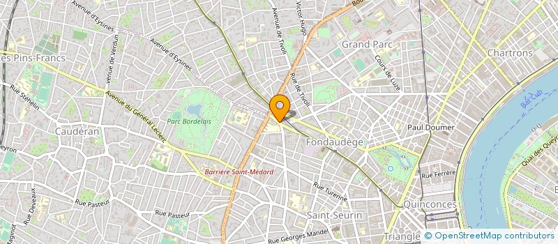 localisation de l'entreprise MONSIEUR FREDERIC VINCENT à BORDEAUX