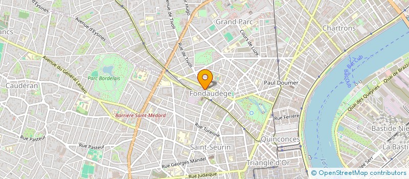 localisation de l'entreprise MONSIEUR FREDERIC VINCENT LAURENT  BORDEAUX