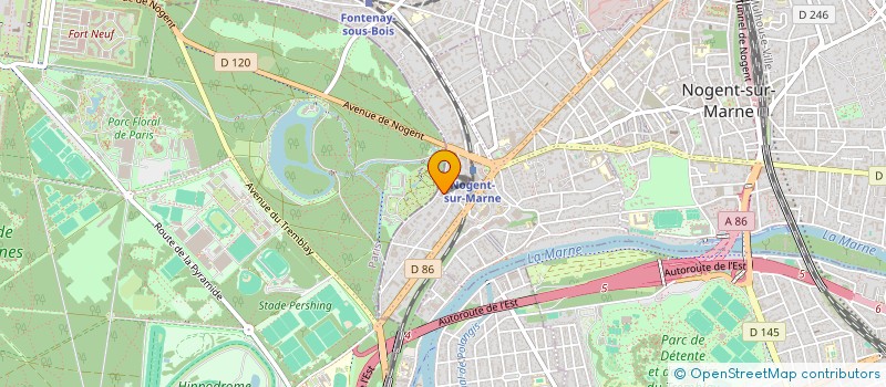 localisation de l'entreprise MONSIEUR FREDERIC VINEL  NOGENT-SUR-MARNE