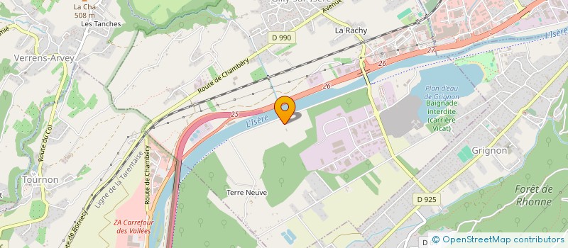 localisation de l'entreprise MONSIEUR FREDERIC VINESI à GILLY-SUR-ISERE