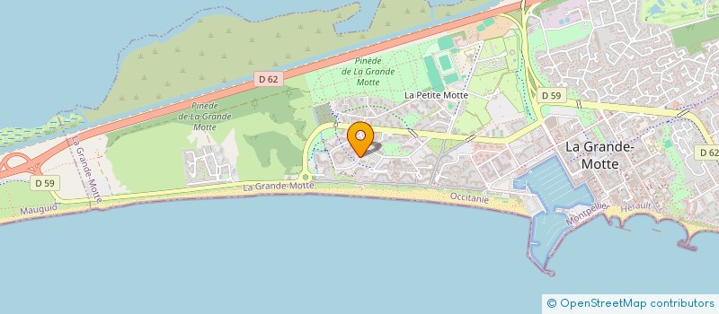 localisation de l'entreprise MONSIEUR FREDERIC VINSON  LA GRANDE-MOTTE