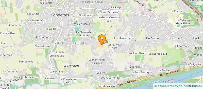 localisation de l'entreprise MONSIEUR FREDERIC VIOLEAU  FONDETTES