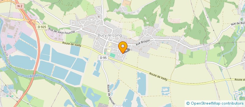 localisation de l'entreprise MONSIEUR FREDERIC VITELLI  BUCY-LE-LONG