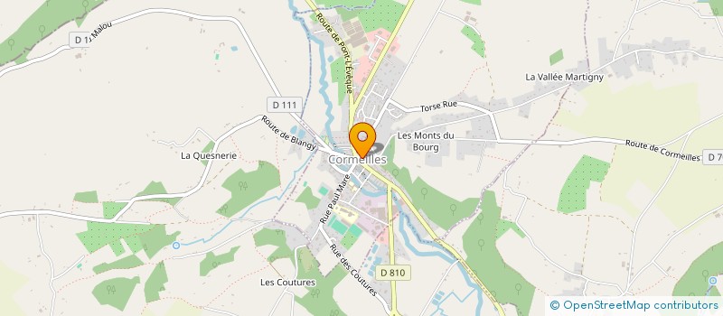 localisation de l'entreprise MONSIEUR FREDERIC VITTECOQ  CORMEILLES