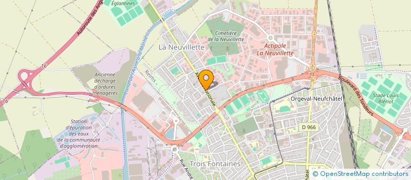 localisation de l'entreprise MONSIEUR FREDERIC VOISIN à REIMS