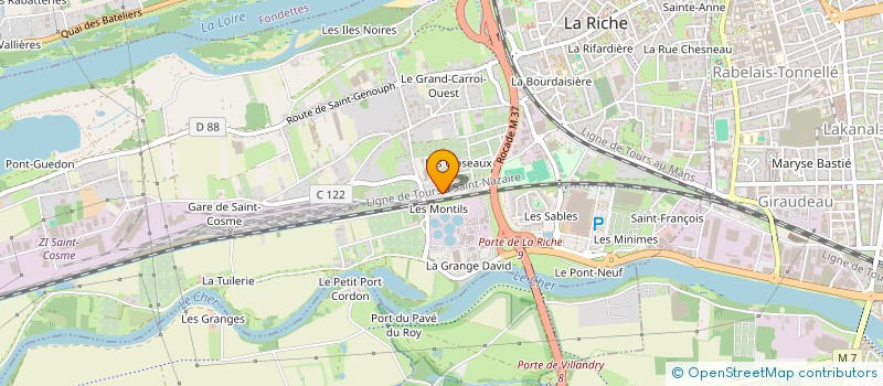 localisation de l'entreprise MONSIEUR FREDERIC VOISIN  LA RICHE