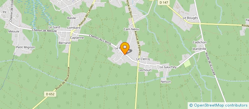 localisation de l'entreprise MONSIEUR FREDERIC VOLCKAERT  SANGUINET