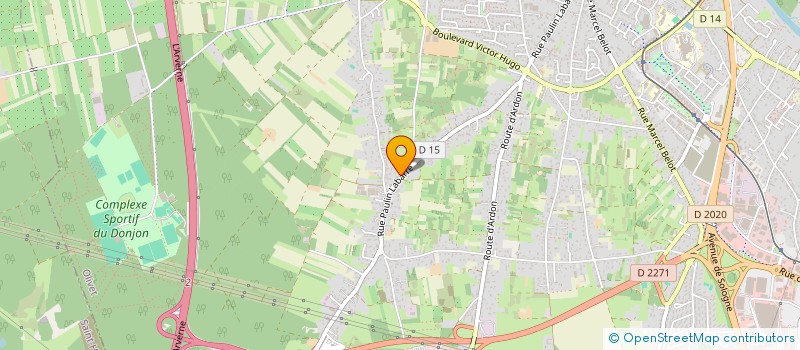 localisation de l'entreprise MONSIEUR FREDERIC VOLETTE  OLIVET