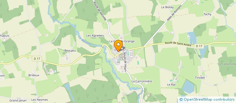 localisation de l'entreprise MONSIEUR FREDERIC VOLLET  CHANOZ-CHATENAY