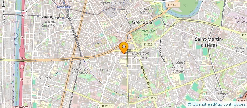 localisation de l'entreprise MONSIEUR FREDERIC VOULAT  GRENOBLE