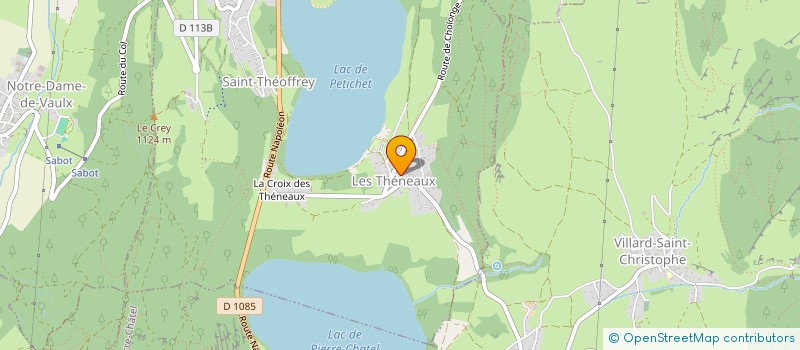 localisation de l'entreprise MONSIEUR FREDERIC VRIGNEAU  SAINT-THEOFFREY