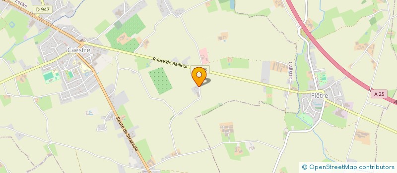 localisation de l'entreprise MONSIEUR FREDERIC VROMAN  CAESTRE