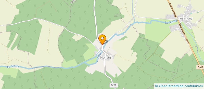 localisation de l'entreprise MONSIEUR FREDERIC VUILLAUME  NOIRON