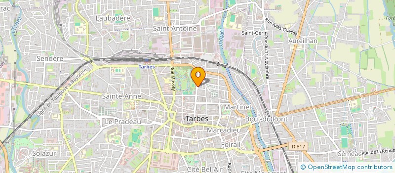 localisation de l'entreprise MONSIEUR FREDERIC VUILLEMIN  TARBES