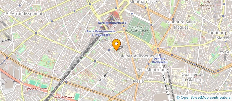 localisation de l'entreprise MONSIEUR FREDERIC VUILLOD  PARIS