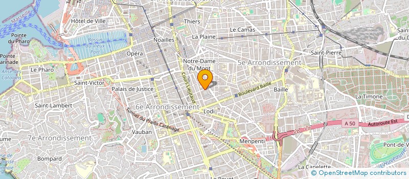 localisation de l'entreprise MONSIEUR FREDERIC VUKIC à MARSEILLE