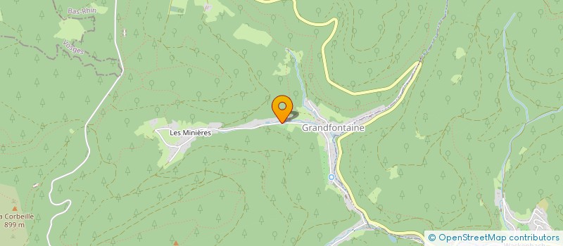 localisation de l'entreprise MONSIEUR FREDERIC WAGNER  GRANDFONTAINE