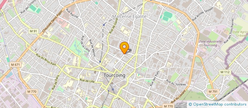 localisation de l'entreprise MONSIEUR FREDERIC WALLART  TOURCOING