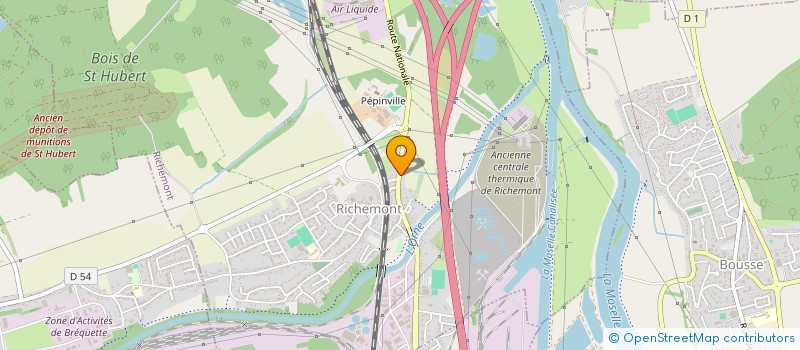 localisation de l'entreprise MONSIEUR FREDERIC WALZ  RICHEMONT