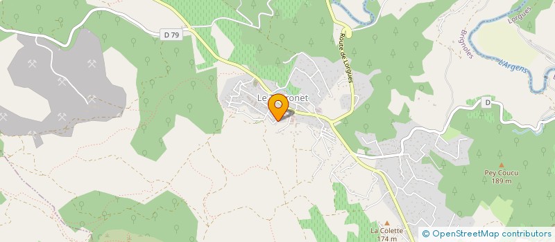 localisation de l'entreprise MONSIEUR FREDERIC WARSZAWSKI  LE THORONET