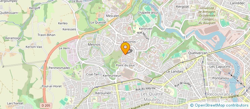 localisation de l'entreprise MONSIEUR FREDERIC WATTEBLED à BREST