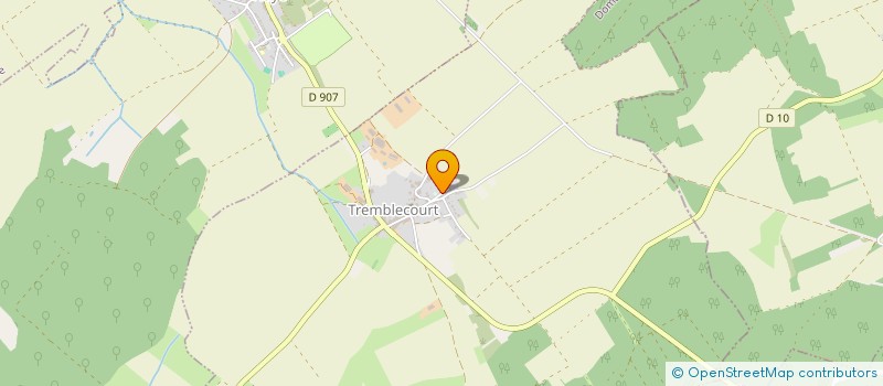 localisation de l'entreprise MONSIEUR FREDERIC WATY  TREMBLECOURT