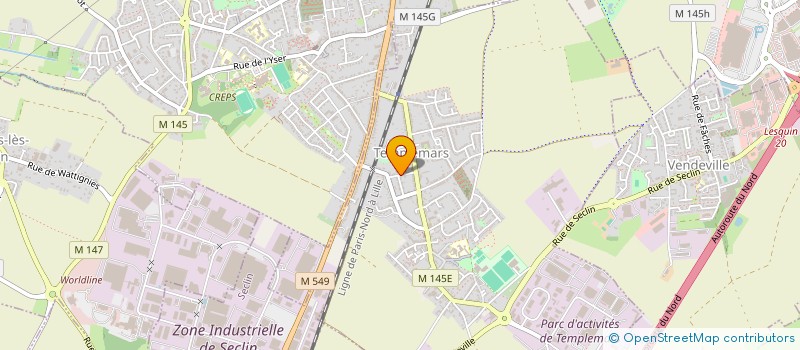 localisation de l'entreprise MONSIEUR FREDERIC WAUCQUIER  TEMPLEMARS