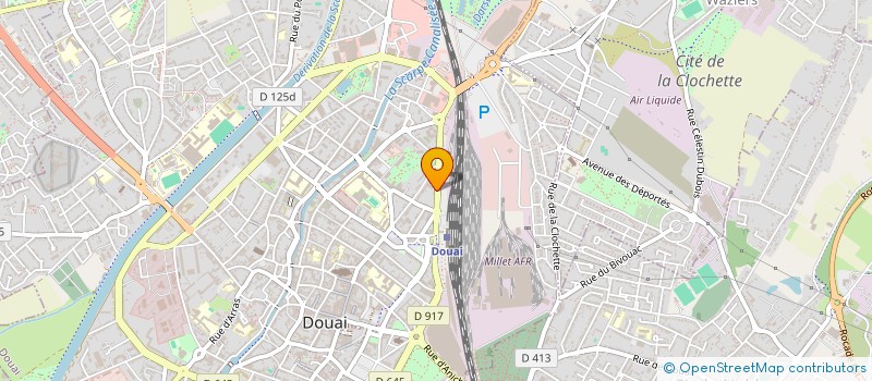 localisation de l'entreprise MONSIEUR FREDERIC WECHMAN  DOUAI