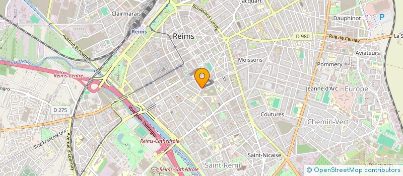 localisation de l'entreprise MONSIEUR FREDERIC WEIRAUCH  REIMS