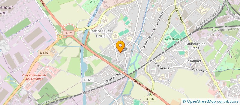 localisation de l'entreprise MONSIEUR FREDERIC WIART  LAMBRES-LEZ-DOUAI