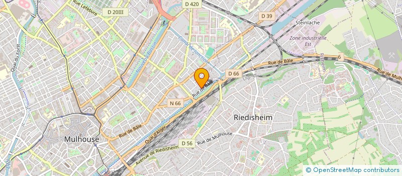 localisation de l'entreprise MONSIEUR FREDERIC WILHELM  MULHOUSE