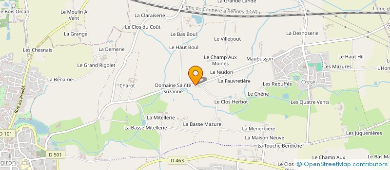 localisation de l'entreprise MONSIEUR FREDERIC WILKE à CHATEAUGIRON