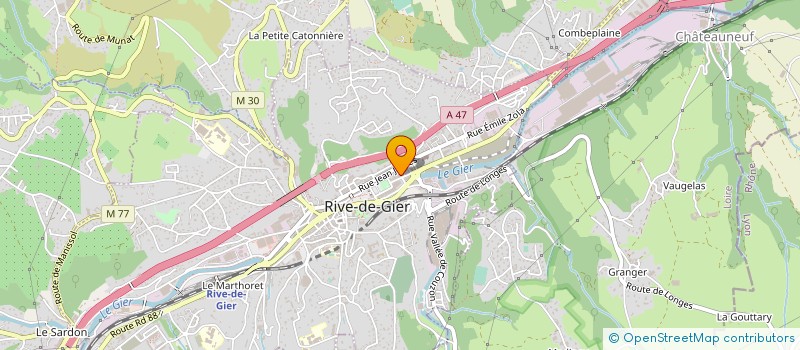 localisation de l'entreprise MONSIEUR FREDERIC WINTERSTEIN  RIVE-DE-GIER