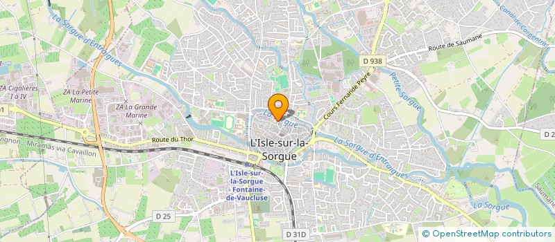 localisation de l'entreprise MONSIEUR FREDERIC WIOLAND  L'ISLE-SUR-LA-SORGUE