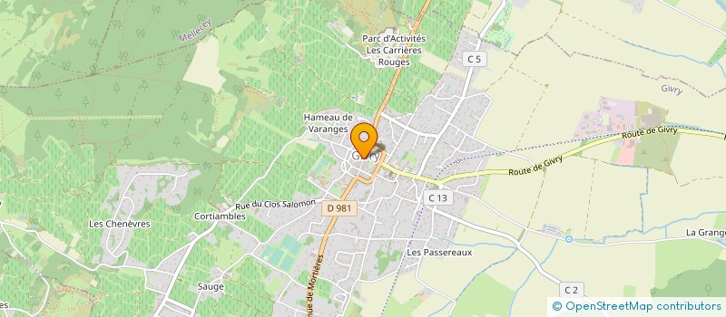 localisation de l'entreprise MONSIEUR FREDERIC WIPLIER à GIVRY