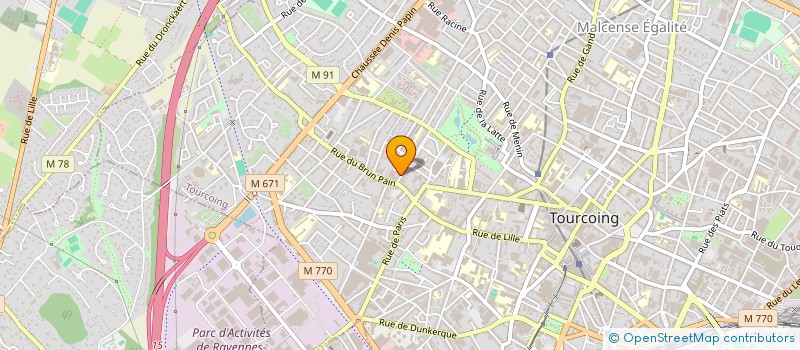 localisation de l'entreprise MONSIEUR FREDERIC WISSOCQ  TOURCOING