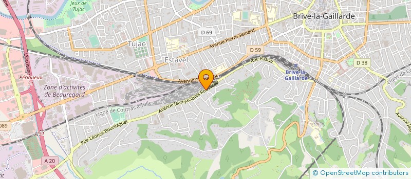 localisation de l'entreprise MONSIEUR FREDERIC WOJCIECHOWSKI  BRIVE-LA-GAILLARDE