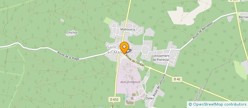 localisation de l'entreprise MONSIEUR FREDERIC WOZNIAK  VIELLE-SAINT-GIRONS