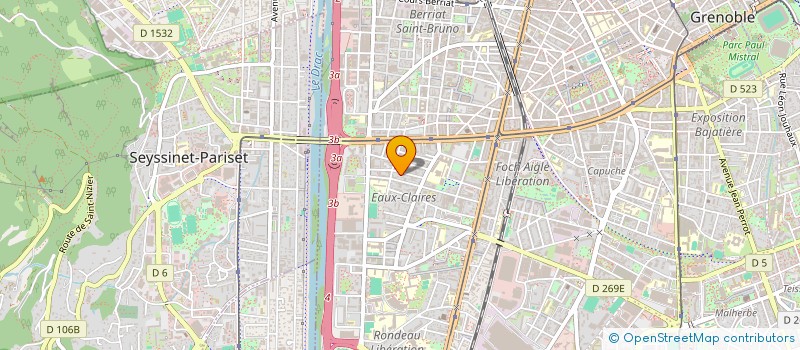 localisation de l'entreprise MONSIEUR FREDERIC WURTH  GRENOBLE