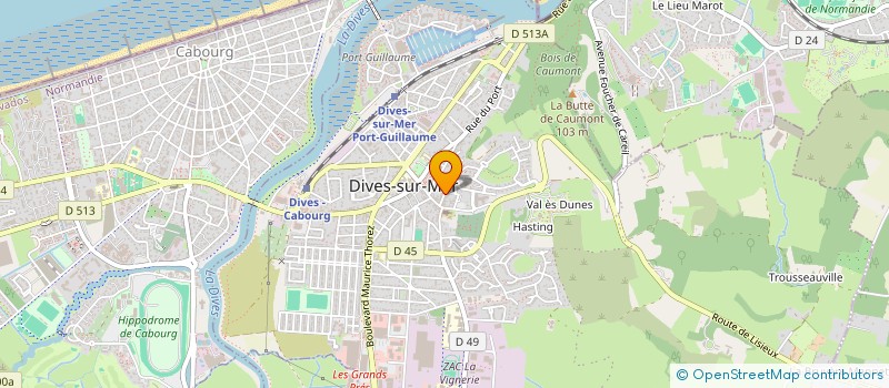 localisation de l'entreprise MONSIEUR FREDERIC YE  DIVES-SUR-MER