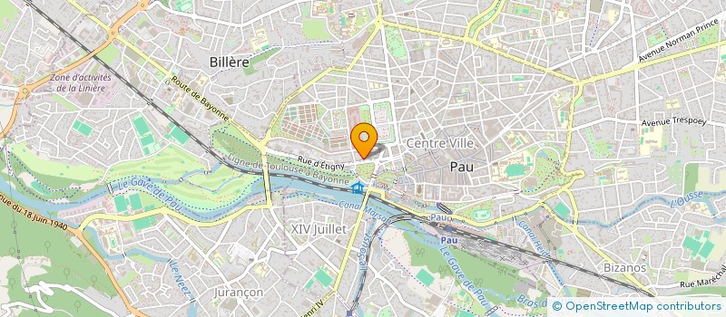 localisation de l'entreprise MONSIEUR FREDERIC YOBANO à PAU
